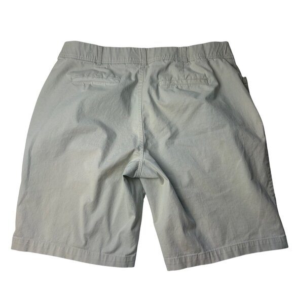 CJ Banks Womens Beige Elastic Waist Shorts Bermuda  Size 18W Cotton Blend - Picture 5 of 7